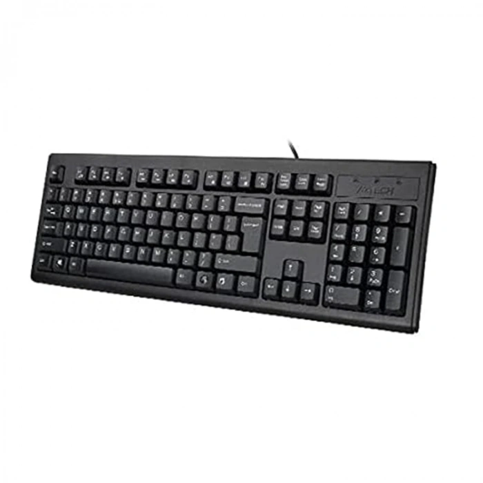 A4 Tech Km-720, Siyah, Usb Kablolu, Türkçe F, Multimedya Klavye