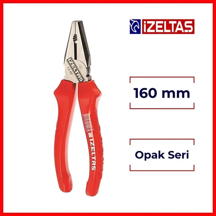 İzeltaş 3020122160 Kombine Pense Opak 160 Mm