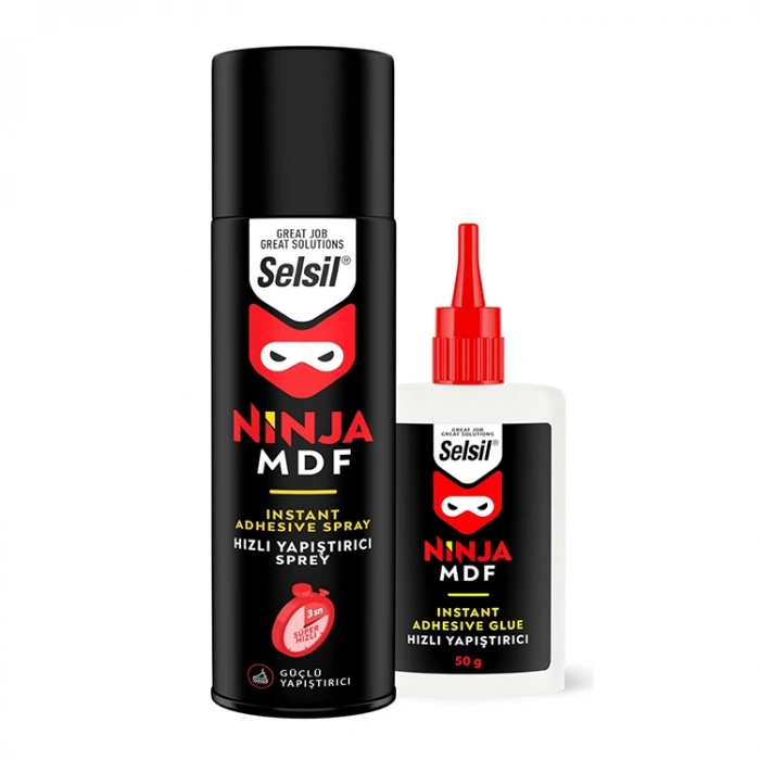 Selsil 200ml 50gr Hızlı Yapıştırıcı Ninja Mdf