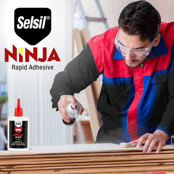 Selsil 200ml 50gr Hızlı Yapıştırıcı Ninja Mdf