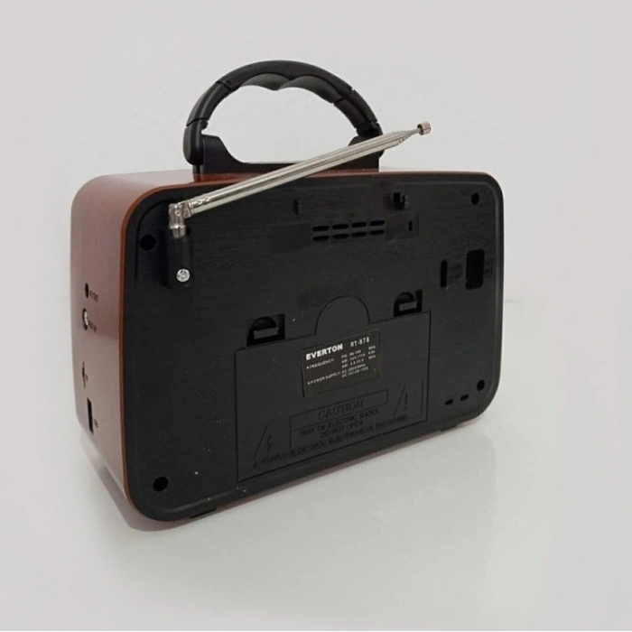 Everton Rt-878 Bluetooth (el Feneri) Fm-usb-tf-aux Şarjlı Nostaljik Radyo