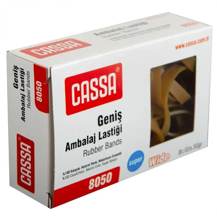 Cassa 8050 Kauçuk 50 gr Geniş Ambalaj Lastiği