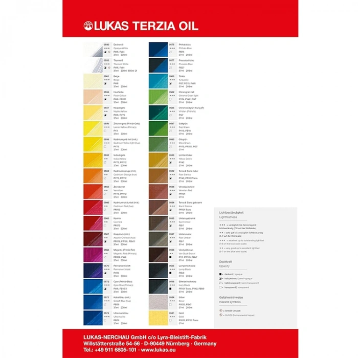 Lukas Terzia Yağlı Boya Altın 37ml
