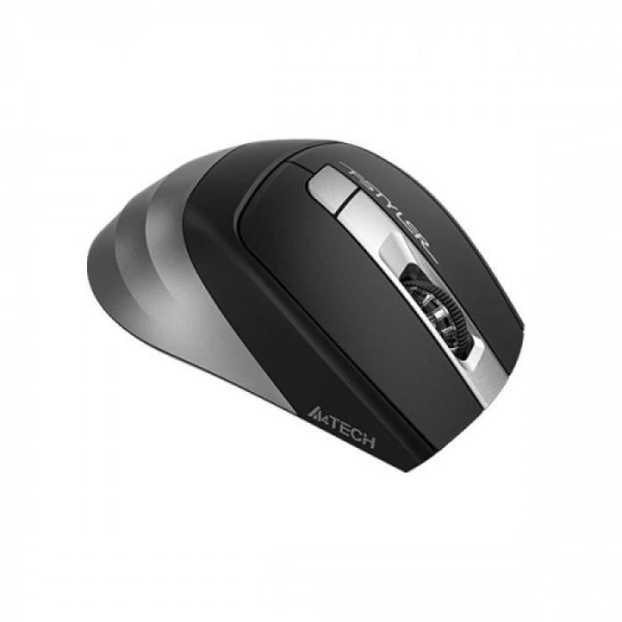 A4 TECH FB35, Grey, FSTYLER, BLUETOOTH, 2,4Ghz Kablosuz, Optik Mouse, 10-15Metre, 6 Buton, Nano Alıcı