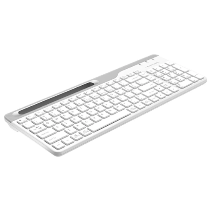A4 TECH FBK25, Beyaz, 2.4Ghz ve Bluetoot Kablosuz, Türkçe Q, Multimedya, KLAVYE