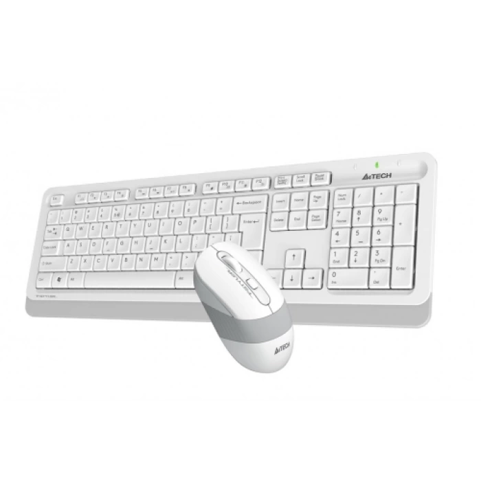 A4 TECH FG1010, Beyaz, FSTYLER, 2.4Ghz Kablosuz, Türkçe Q, Klavye Mouse Set