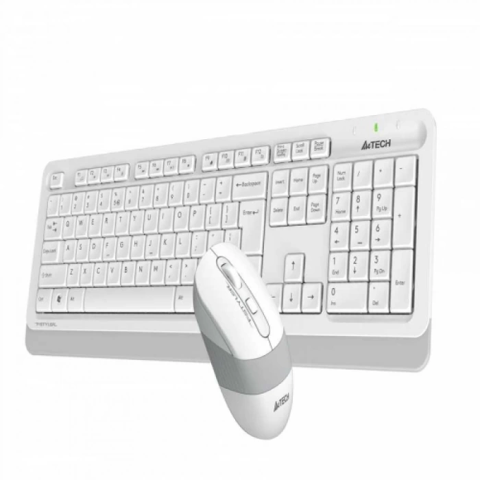 A4 TECH FG1010, Beyaz, FSTYLER, 2.4Ghz Kablosuz, Türkçe Q, Klavye Mouse Set