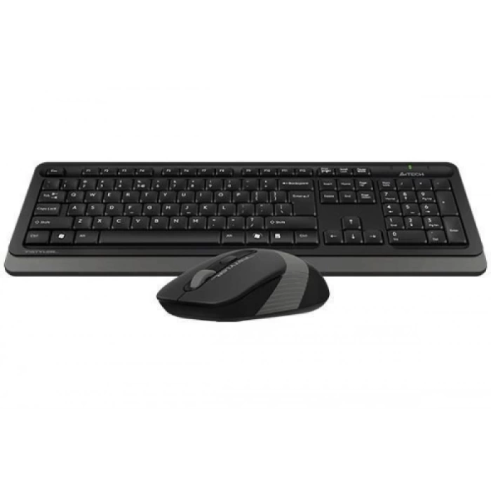 A4 TECH FG1010, Gri, FSTYLER, 2.4Ghz Kablosuz, Türkçe Q, Klavye Mouse Set