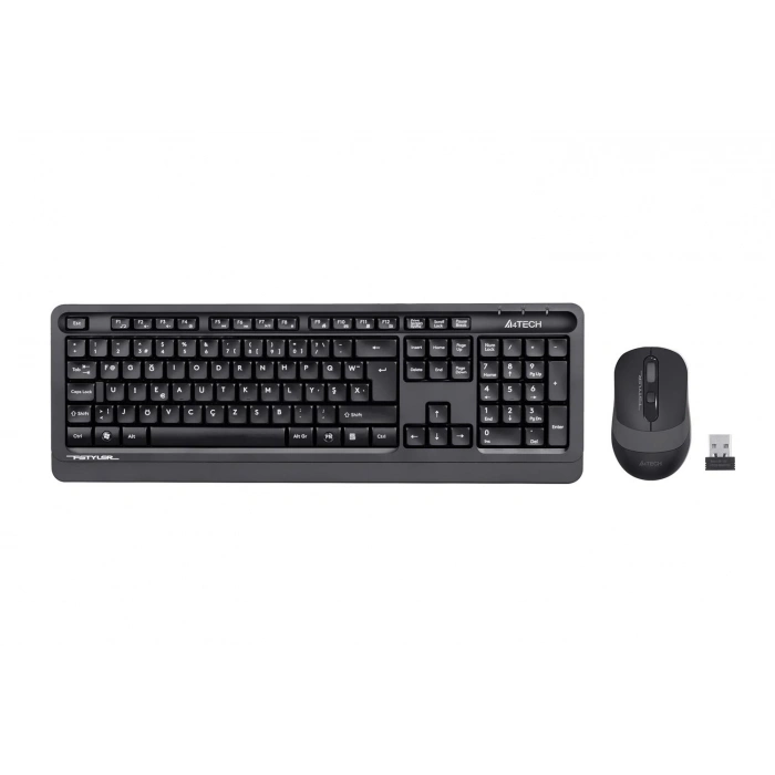 A4 Tech Fg1010f 2.4g Gri F Klavye Fn-mm Klv+optik Mouse Kablosuz Set