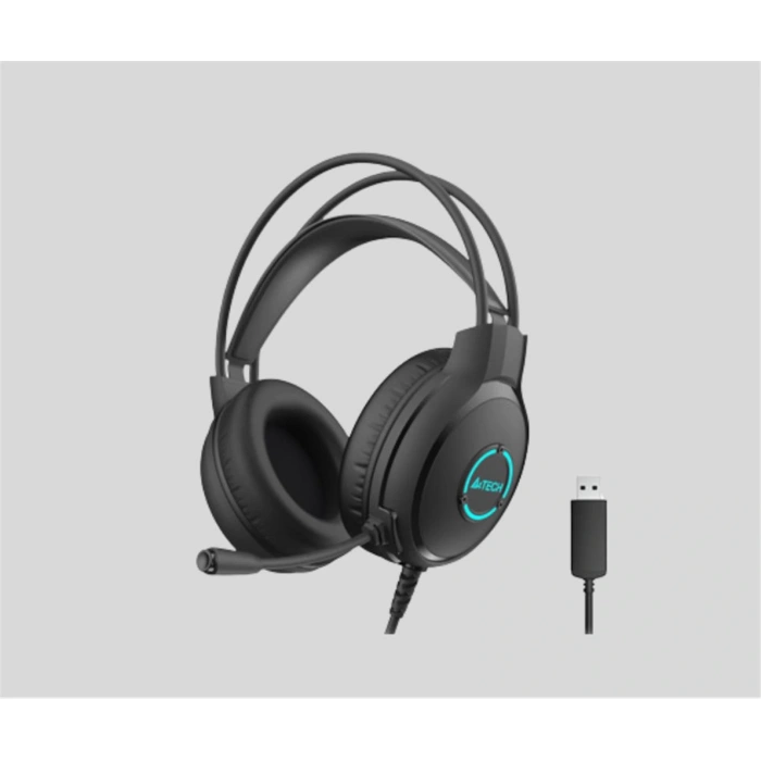 A4 Tech Fh-300u Kablolu Siyah Neon Usb Mikrofonlu Kulaklık