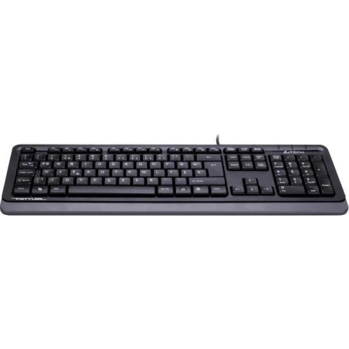 A4 TECH FK10, Gri, FSTYLER, USB Kablolu,  Türkçe F, Multimedya KLAVYE