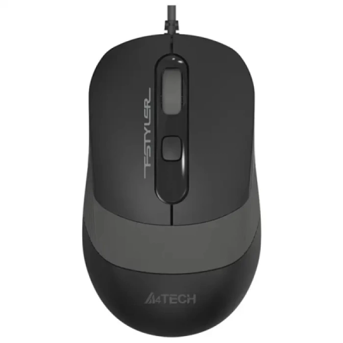 A4 TECH FM10, Siyah-Gri, V-Track, 1600dpi, 4 Buton, Usb Kablolu, Optik Mouse