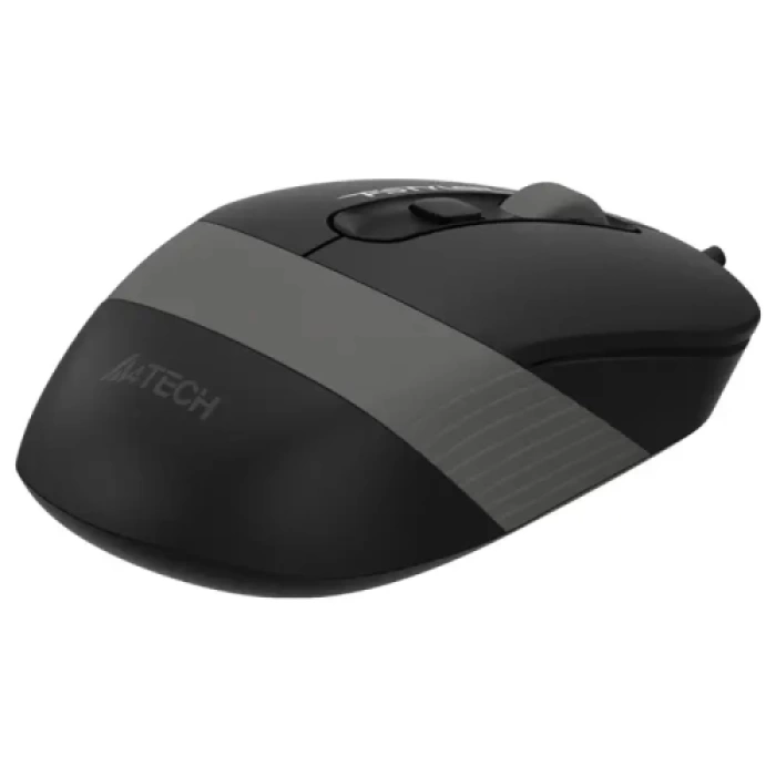 A4 TECH FM10, Siyah-Gri, V-Track, 1600dpi, 4 Buton, Usb Kablolu, Optik Mouse