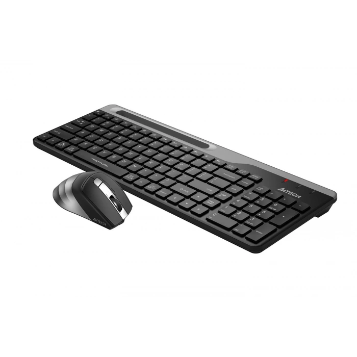 A4 Tech Fstyler Fb2535c Gri Bluetooth+2.4g Nano Fn Multimedya Klavye Şarjlı Mouse Set