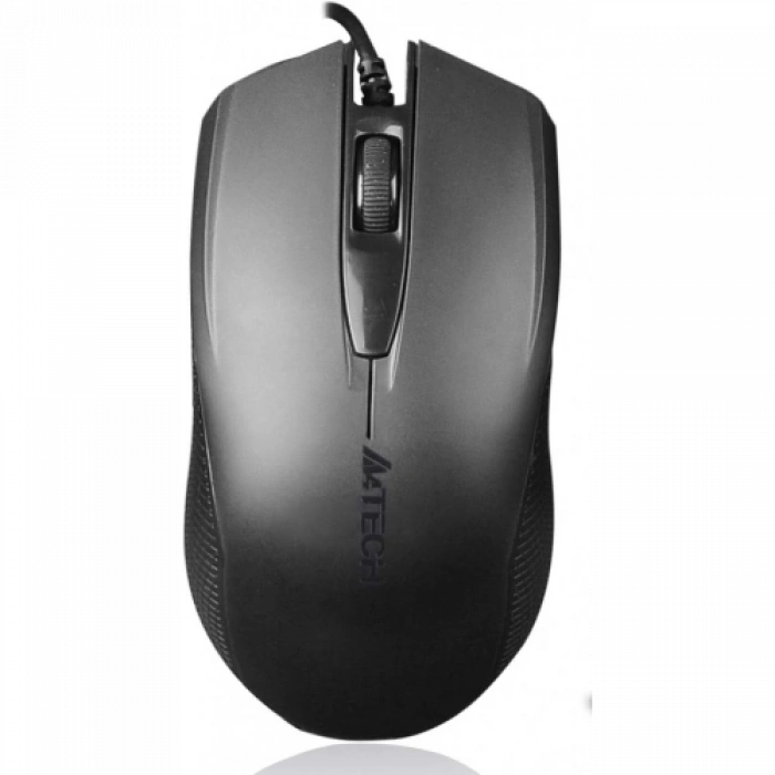 A4 TECH OP-760, Siyah, V-Track, 1000dpi, 3 Buton, Usb Kablolu, Optik Mouse