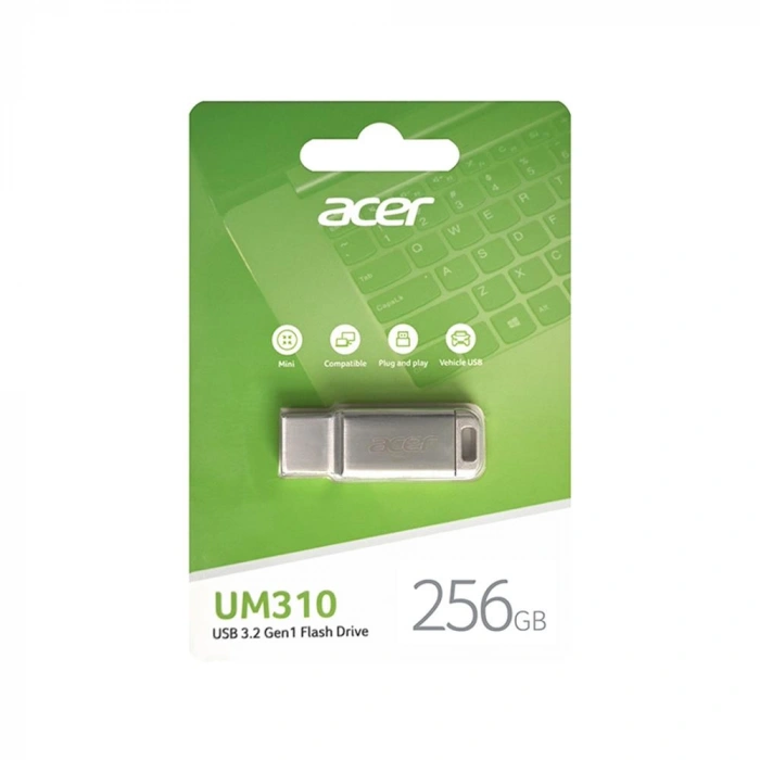 Acer 256gb Usb3.2 Um310-256gb Metal Flash Bellek
