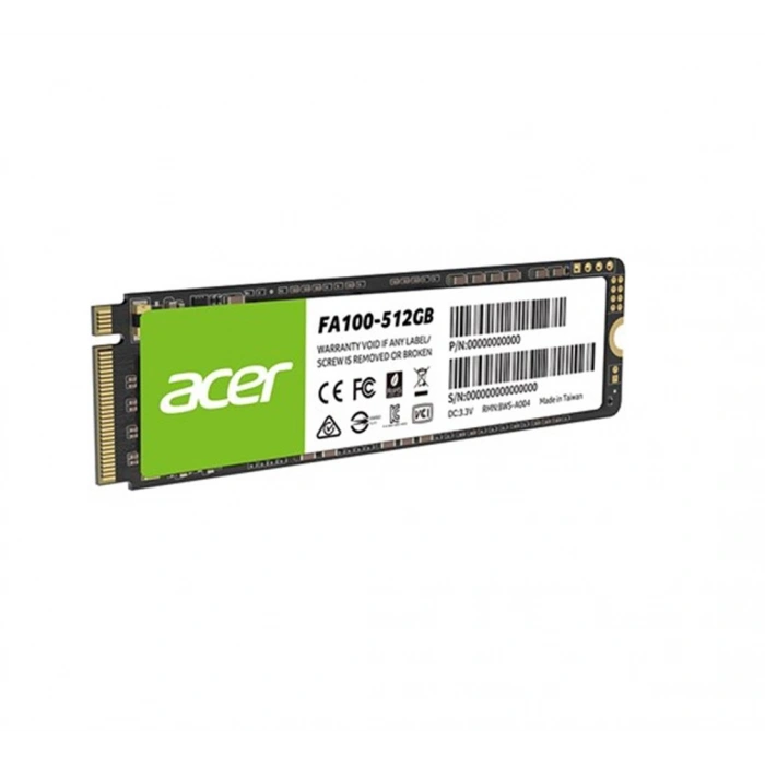 Acer 512gb Fa100 3200-2200mb-s Pcıe Gen3 X 4 M.2 Ssd Disk