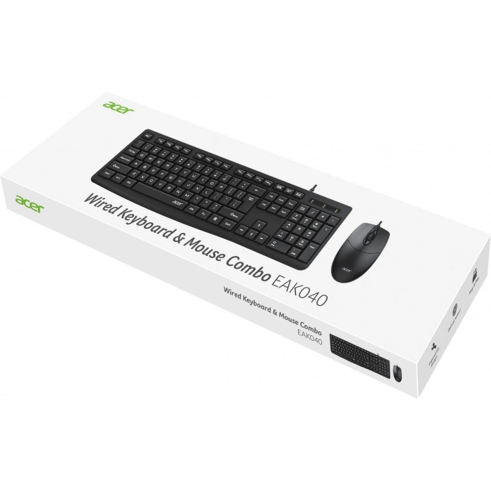 Acer Eak040 Bkl Kablolu Klavye+ Mouse Set