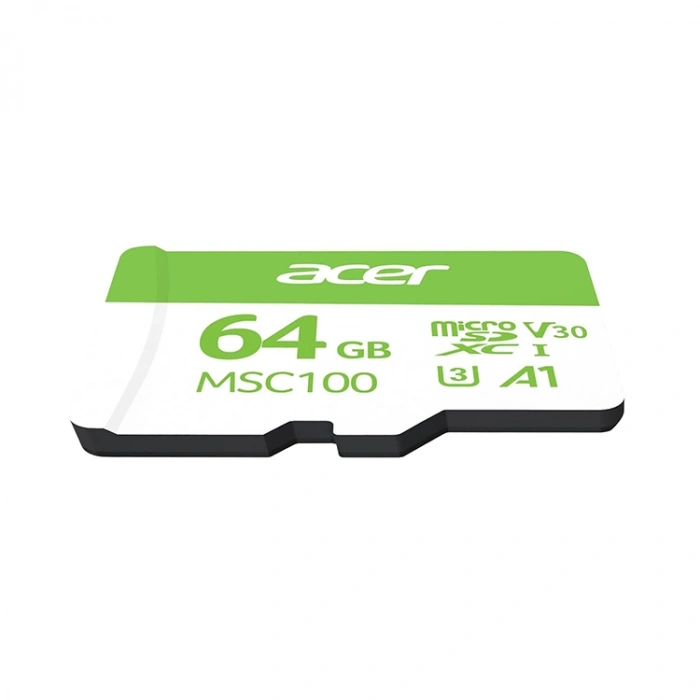 Acer Msc100 64gb Microsd U3 V30 A1 Aksiyon Kamera & Güvenlik Kamerası Uyumlu