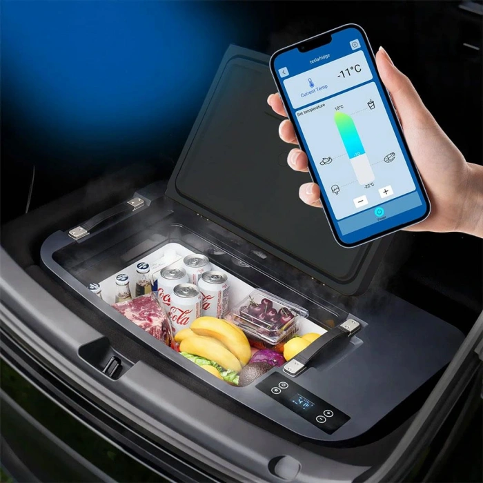 Acopower T35 12/24volt 33litre Tesla Model Y İle Uyumlu Kompresörlü Outdoor Oto Buzdolabı