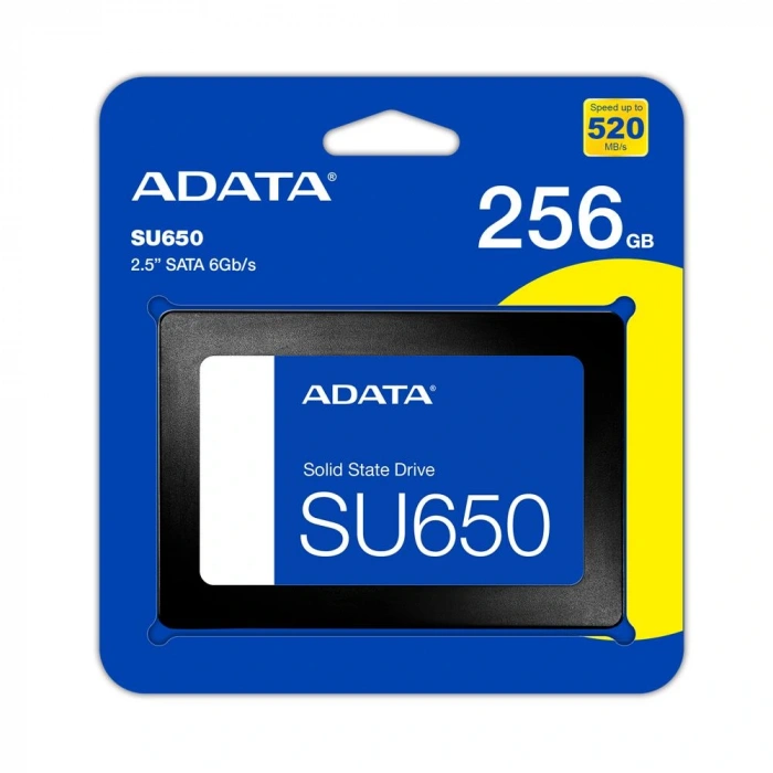 Adata 256gb 2.5 Su650 520-450mb-s Asu650ss-256gt-r Ssd Harddisk