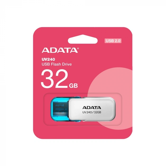 Adata Auv240-32g 32gb Usb2.0 Beyaz Flash Bellek