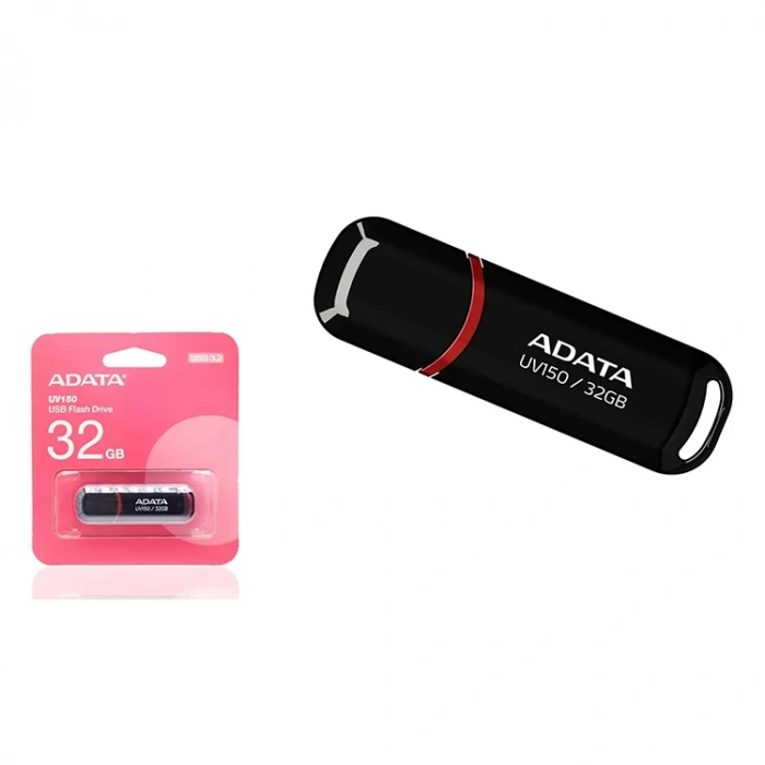 ADATA UV150 32GB USB 3.2 Gen 1 Siyah Flash Bellek