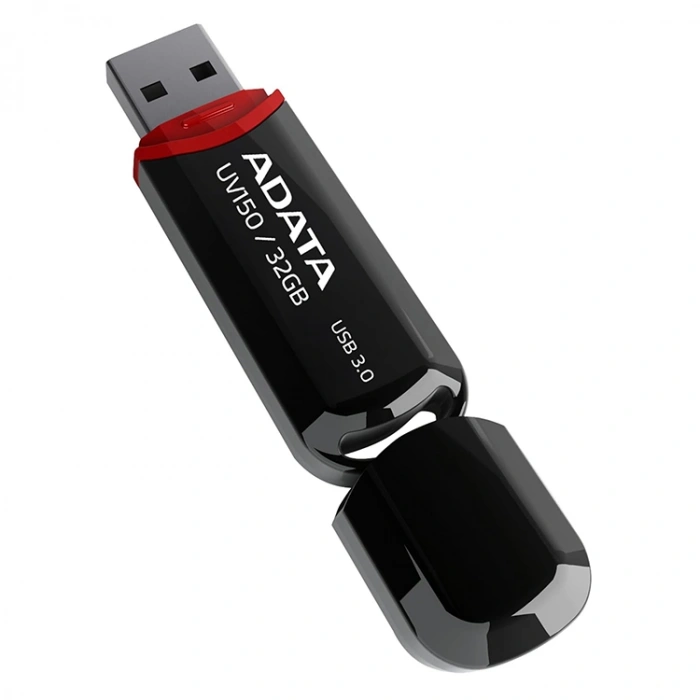 ADATA UV150 32GB USB 3.2 Gen 1 Siyah Flash Bellek