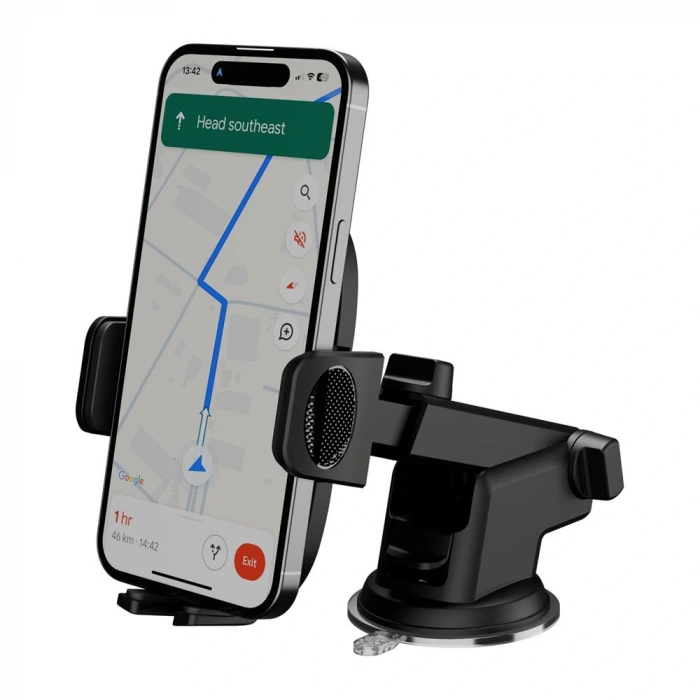 Addison Ads-136 Universal Ayarlanabilir Siyah Araç Telefon Tutucu