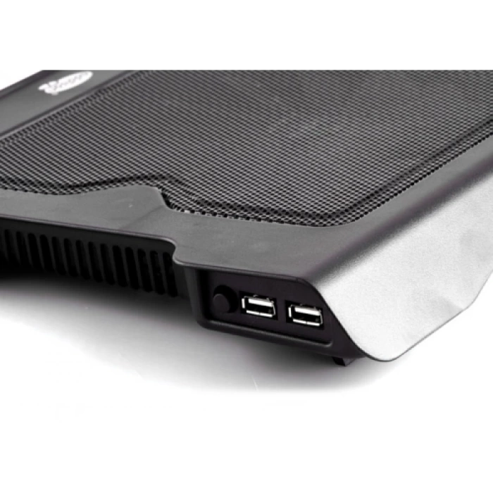 ADDISON ANC-40D, 20cm Fan, 10"-16" Notebook Soğutucu, 4 USB 2.0 Giriş, Mavi Ledli Fan(Siyah)