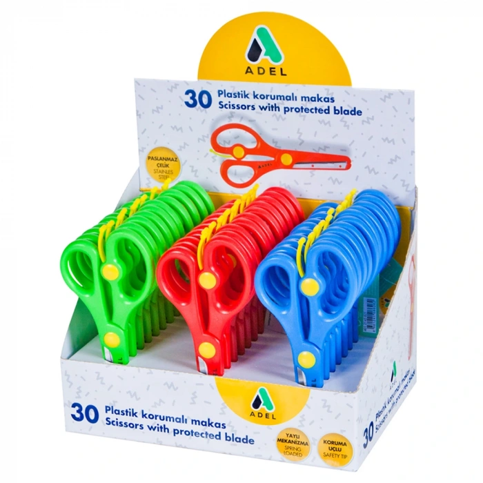 Adel Okul Makası Korumalı Yaylı 30 Lu 4012 145821