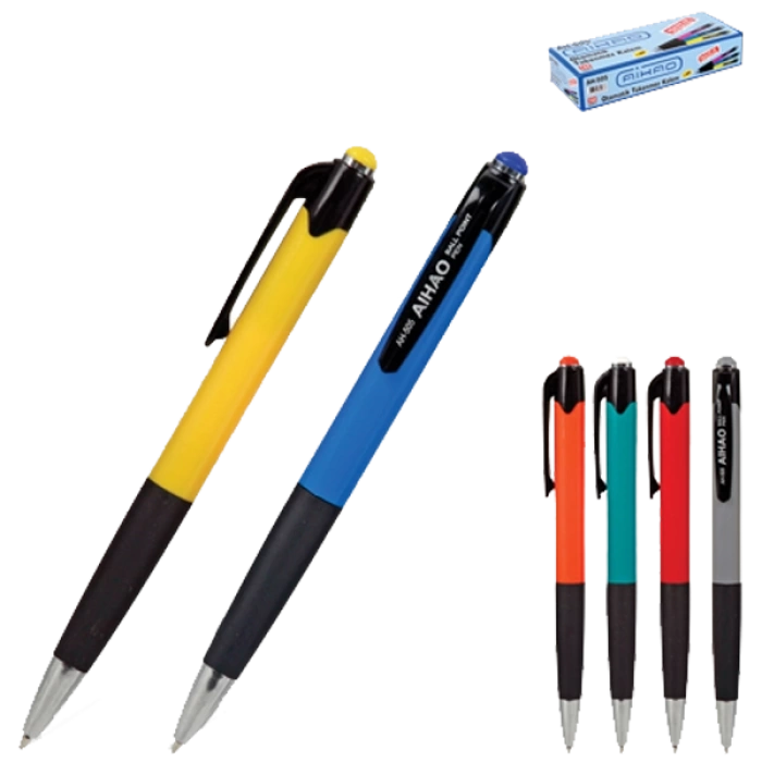 Aihao Tükenmez Kalem 0.7 MM Mavi 50 Lİ AH-505