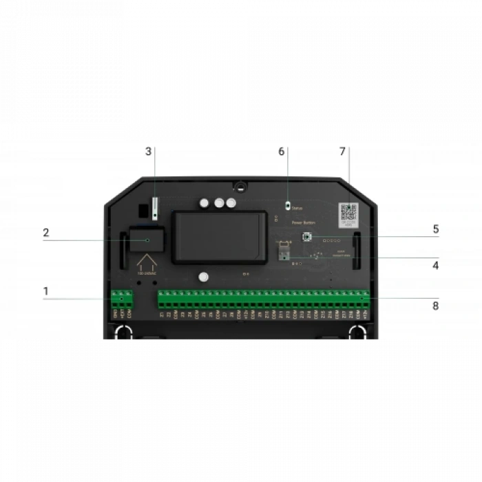 Ajax  Multitransmitter, Kablosuz Çevirici Modül,  Beyaz