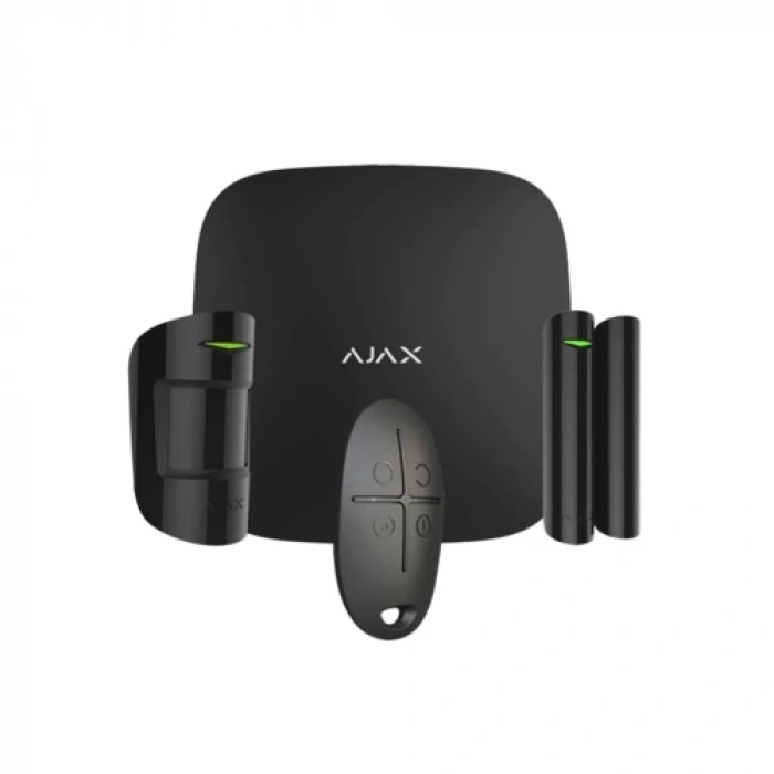 AJAX  StarterKit 4G, Kablosuz, Alarm Kiti, SİYAH