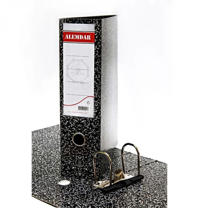 Alemdar Klasör Karton Geniş Siyah