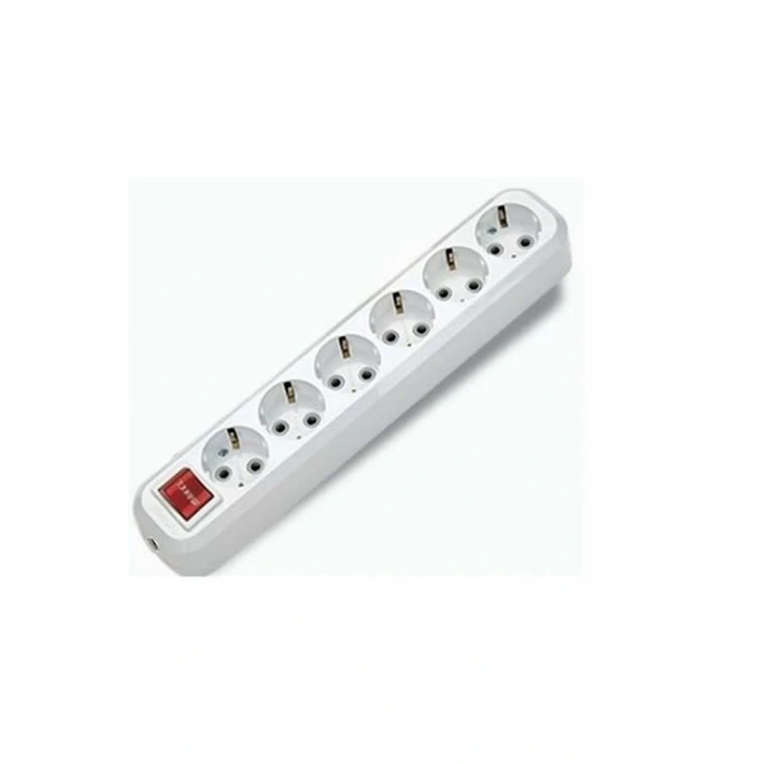 Almera 6lı Anahtarlı Topraklı Klemensli Priz (9160200)