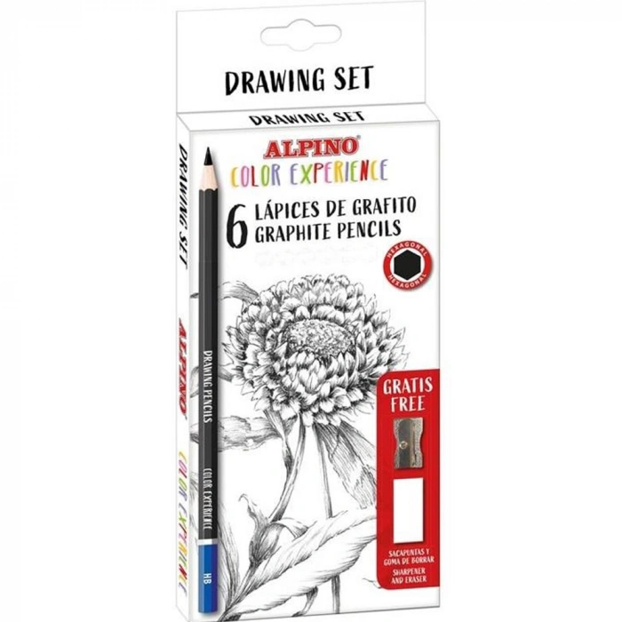 Alpino Kara Kalem Seti 6 Lı Ju-000050