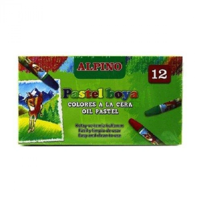 Alpino Pastel Boya Karton Kutu Köşeli 12 Renk Dc008299
