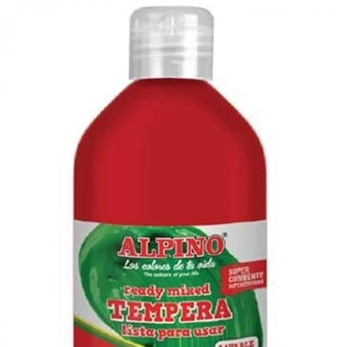 Alpino Sulu Boya Tempera Kırmızı 500 Ml Dm-0174