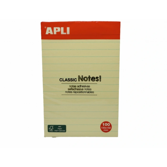 Apli Yapışkanlı Not Kağıdı 100x150 13370