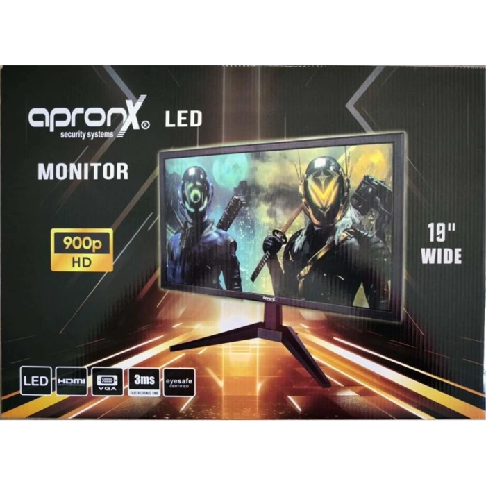 Apronx Apx-nw19 900p 19 Led Vga+hdmi Monitor