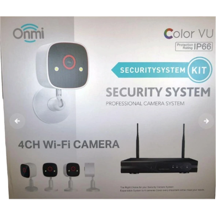 Apronx Bs420 4 Kanal Nvr + 3mp 4 Kamera Full Color Mik. Wifi Set