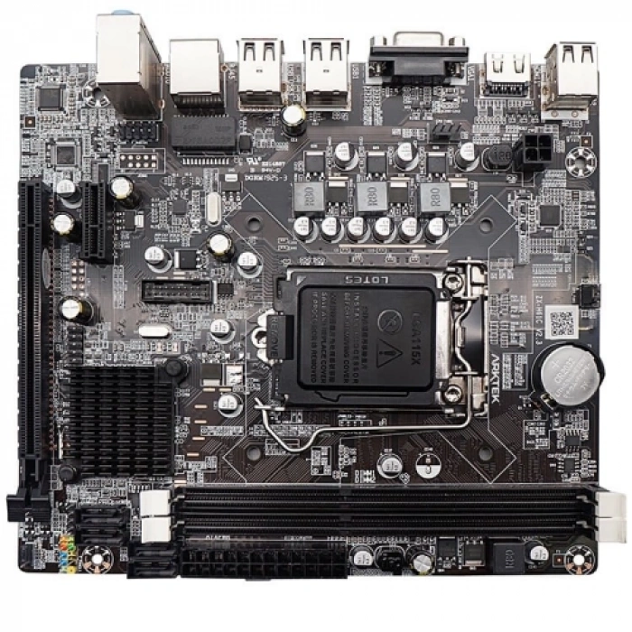 ARKTEK ALPHA FORCE, AK-H61M EL, 2xDDR3, M.2, D-SUB, HDMI, 2-3.Nesil, LGA1155 Soket, Anakart
