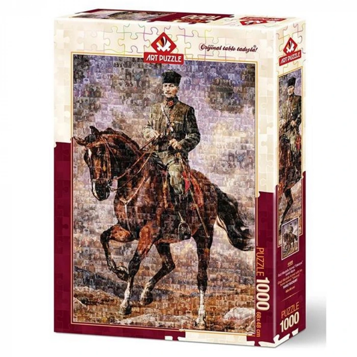 Art Puzzle 1000 Parça Gazi Mustafa Kemal Sakarya İsimli Atıyla 4406