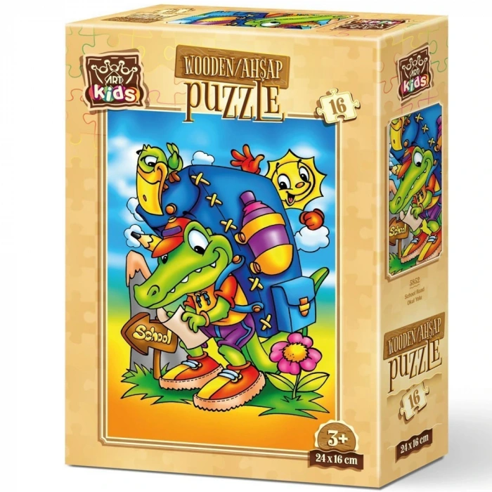 Art Puzzle 16 Parça Okul Yolu 5852