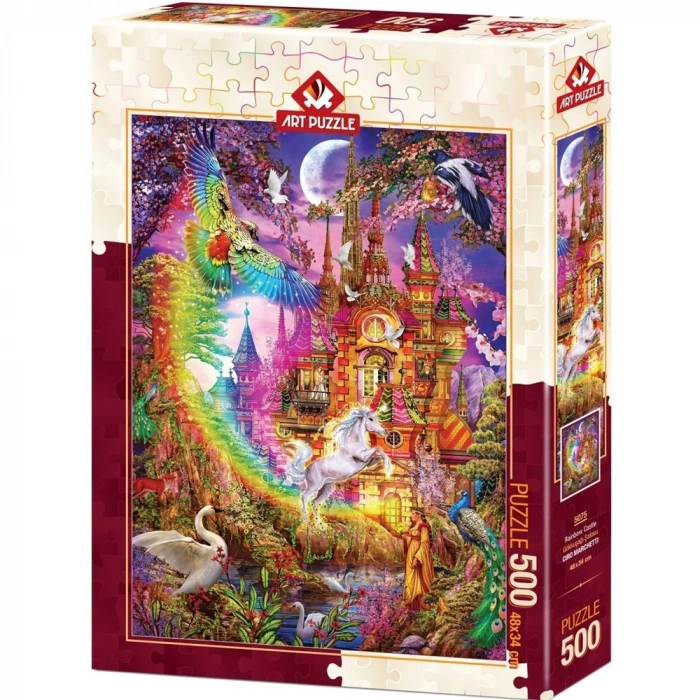 Art Puzzle 500 Parça Gökkuşağı Şatosu  5075