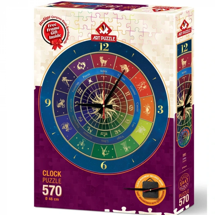 Art Puzzle 570 Parça Zodyak Saat 5001