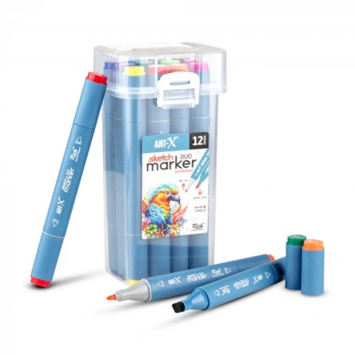 Art-x Sketch Marker Duo 12 Li Set 18046