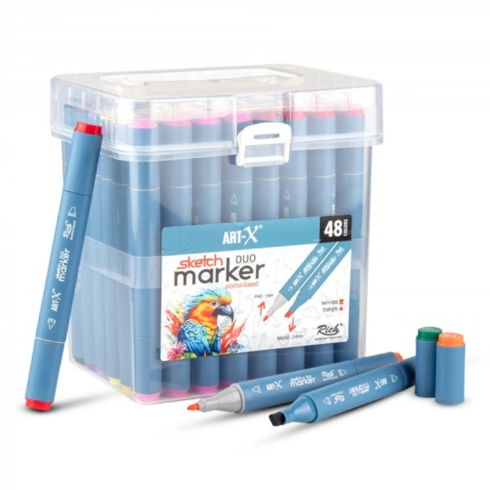 Art-x Sketch Marker Duo 48 Li Set 18049