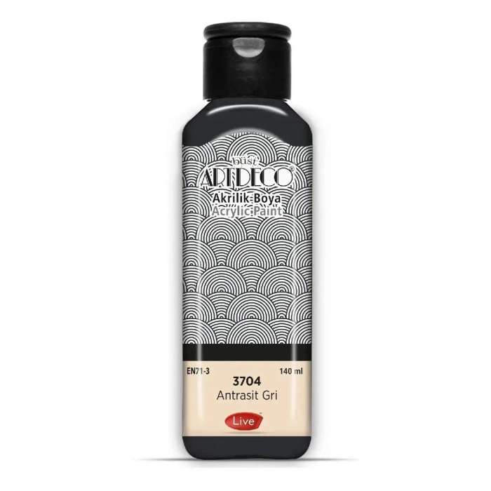 Artdeco Akrilik Boya 140 Ml Antrasit Gri 3704